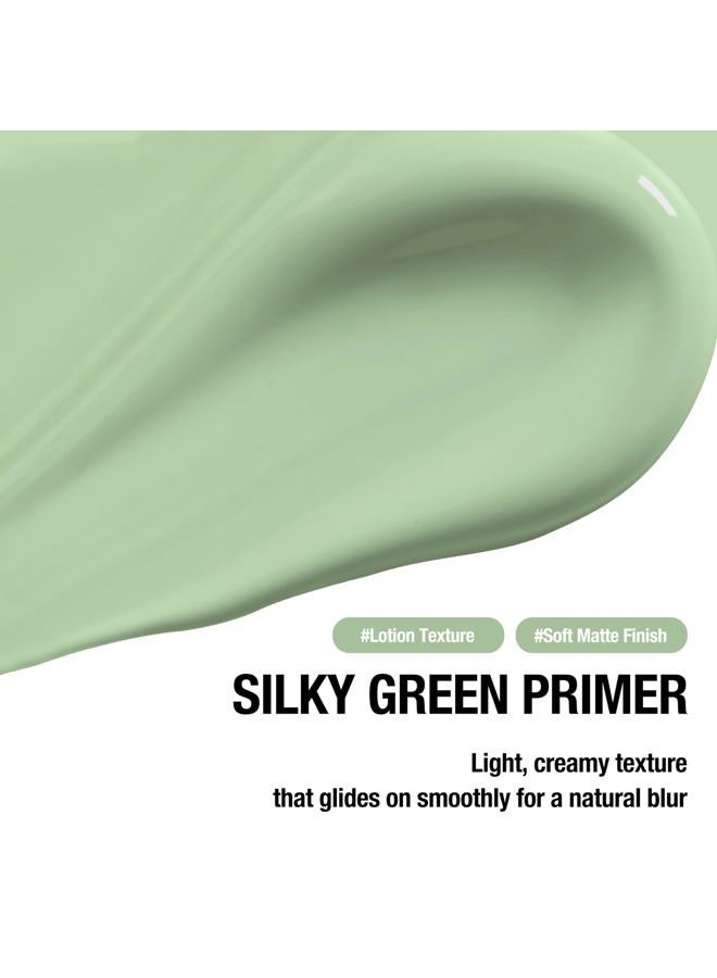 TOUCH IN SOL Redness Correcting Base Primer 1.01 fl.oz. - Pore Minimizing Green Toned Makeup Base - Tone Neutralizing before Foundation - Minimize Rosacea, Redness - No Pore Blem Primer Base - Image 5